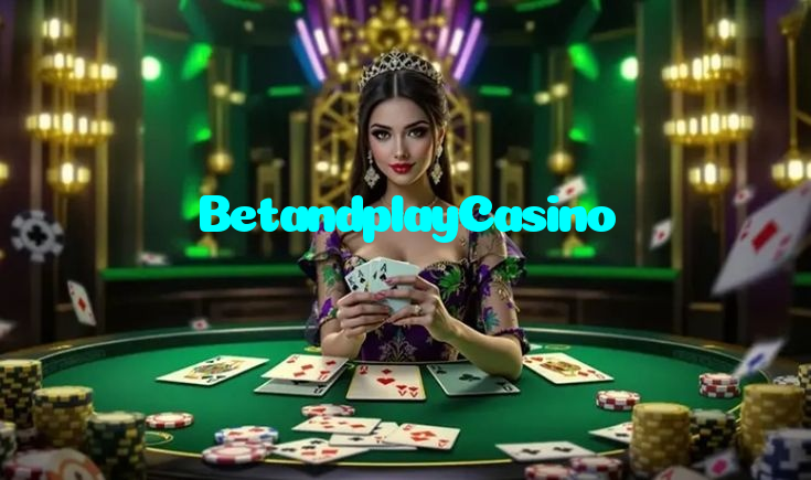 BetandplayCasino casino presented on mobile device in Pakistan with slots and live games